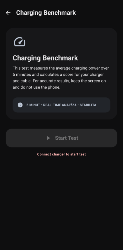 AmpScan Aplikace Tmavá 3